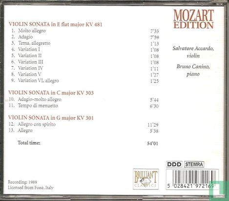 ME 060: Violin Sonatas KV 301-303-481 - Bild 2
