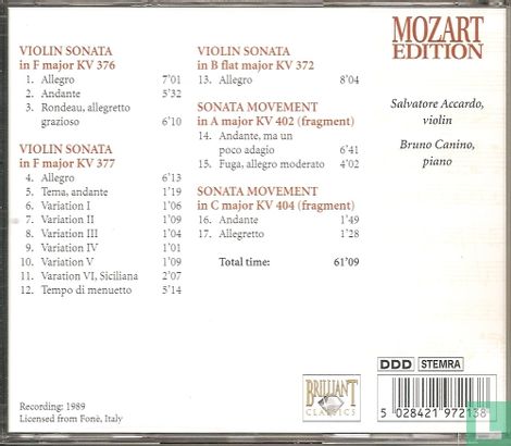 ME 057: Violin Sonatas KV 376-377-372 - Image 2