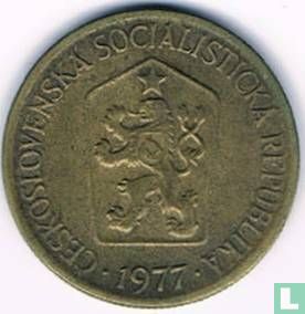 Tsjecho-Slowakije 1 koruna 1977 - Afbeelding 1