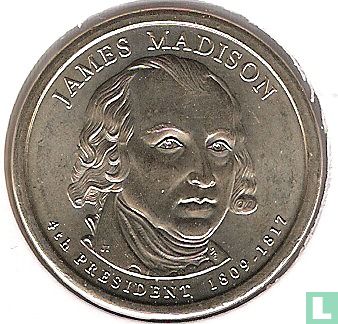 United States 1 dollar 2007 (D) "James Madison" - Image 1