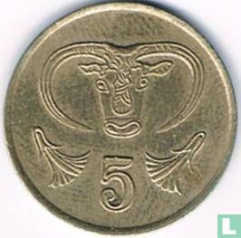 Cyprus 5 cents 1987 - Image 2