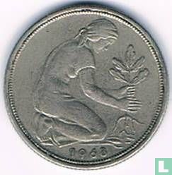 Allemagne 50 pfennig 1968 (D) - Image 1