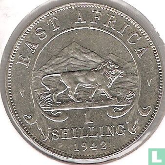 Afrique de l'Est 1 shilling 1942 (H) - Image 1