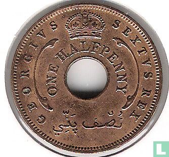 Brits West-Afrika ½ penny 1952 (zonder muntteken) - Afbeelding 2