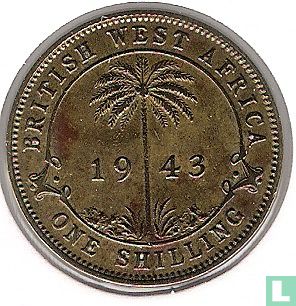 Britisch Westafrika 1 Shilling 1943 - Bild 1