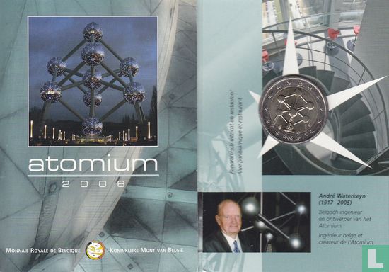 België 2 euro 2006 (folder) "Reopening of the Brussels Atomium" - Afbeelding 1