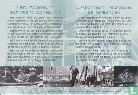 België 2 euro 2006 (folder) "Reopening of the Brussels Atomium" - Afbeelding 3