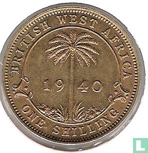 Afrique de l'Ouest britannique 1 shilling 1940 - Image 1