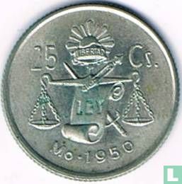 Mexico 25 centavos 1950 - Afbeelding 1
