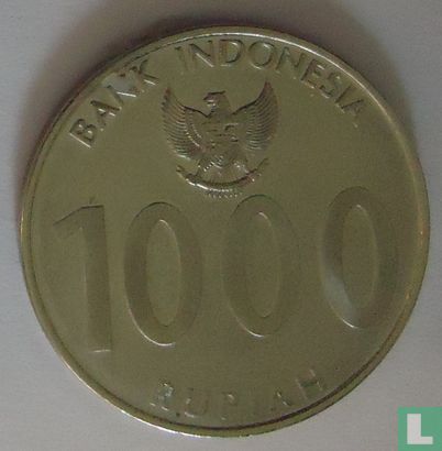 Indonésie 1000 rupiah 2010 - Image 2