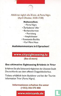 City Sightseeing Trier - Afbeelding 2