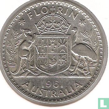 Australia 1 florin 1961 - Image 1