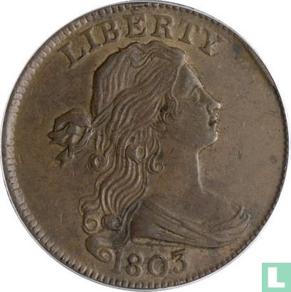États-Unis 1 cent 1803 (type 5) - Image 1
