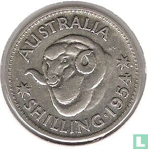 Australia 1 shilling 1954 - Image 1