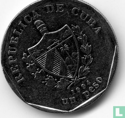 Cuba 1 peso 1994 - Image 1
