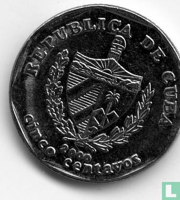 Cuba 5 centavos 2000 - Afbeelding 1