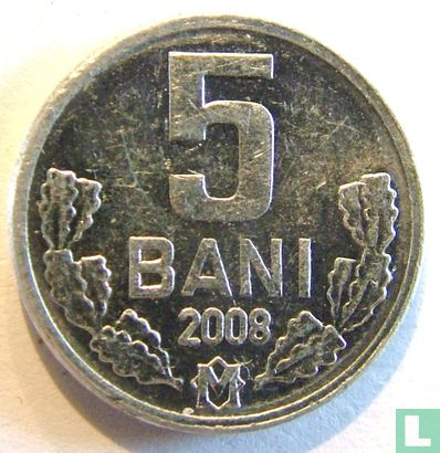 Moldavië 5 bani 2008 - Afbeelding 1