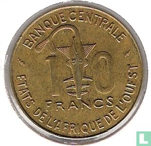 États d'Afrique de l'Ouest 10 francs 1991 "FAO" - Image 2