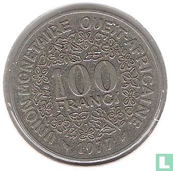 États d'Afrique de l'Ouest 100 francs 1977 - Image 1