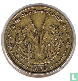 West African States 10 francs 1959 - Image 1