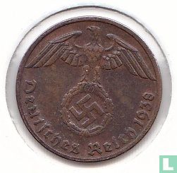 Empire allemand 1 reichspfennig 1938 (D) - Image 1