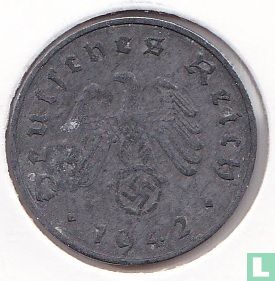 German Empire 10 reichspfennig 1942 (J) - Image 1