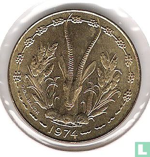 West African States 10 francs 1974 - Image 1