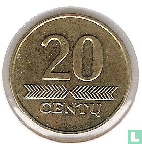 Lithuania 20 centu 1998 - Image 2