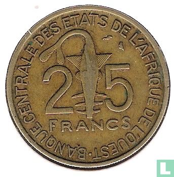 Westafrikanische Staaten 25 Franc 1971 - Bild 2