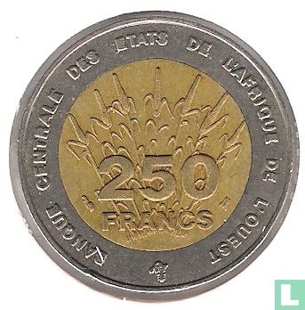 Westafrikanische Staaten 250 Franc 1996 - Bild 2