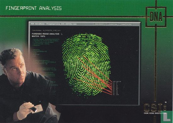 Fingerprint Analysis - Afbeelding 1