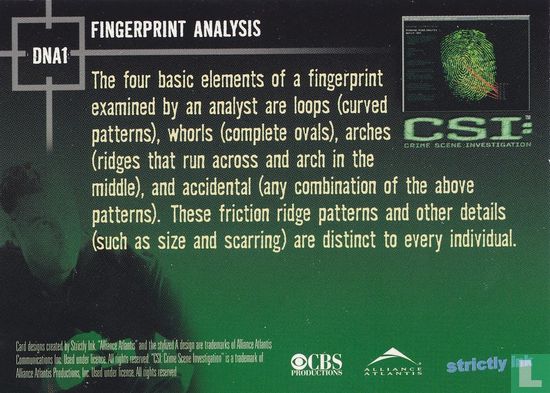Fingerprint Analysis - Afbeelding 2