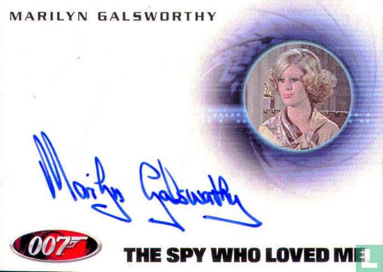 Marilyn Galsworthy as Stromberg's assistant in The spy who loved me