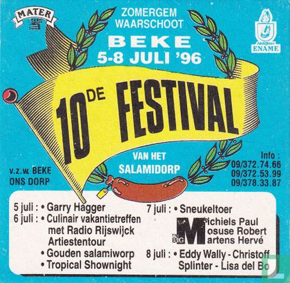10de Festival van het salamidorp Beke