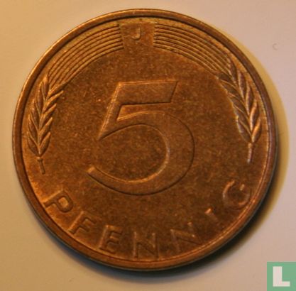 Allemagne 5 pfennig 1974 (J) - Image 2