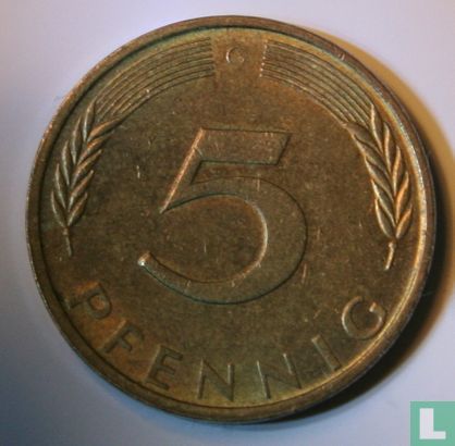 Duitsland 5 pfennig 1974 (G) - Afbeelding 2