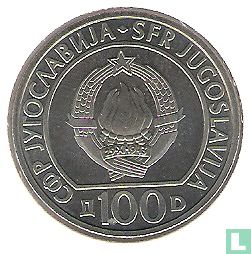 Yougoslavie 100 dinara 1985 (BE) "40 Years of Liberation" - Image 2