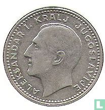 Jugoslawien 10 Dinara 1931 (ohne Münzzeichen) - Bild 2