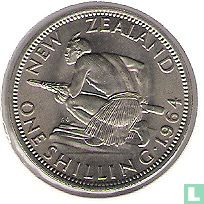 New Zealand 1 shilling 1964 - Image 1