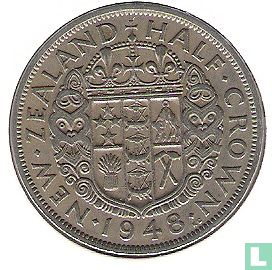 New Zealand ½ crown 1948 - Image 1