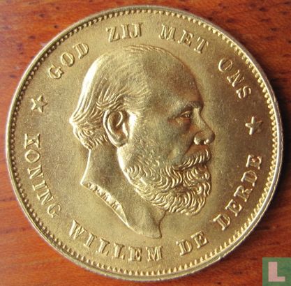 Niederlande 10 Gulden 1887 - Bild 2