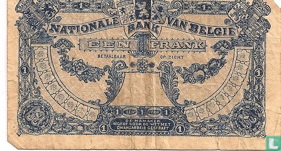 Belgique 1 Franc 1920 (22:09) - Image 2