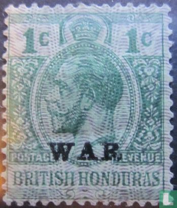King George V with overprint WAR