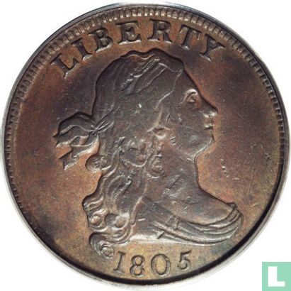 Verenigde Staten ½ cent 1805 (type 1) - Afbeelding 1