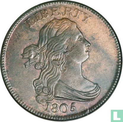 États-Unis ½ cent 1805 (type 2) - Image 1
