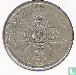 Verenigd Koninkrijk 1 florin 1919 - Afbeelding 1