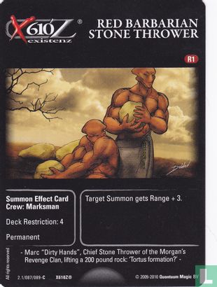 Red Barbarian Stone Thrower - Afbeelding 1