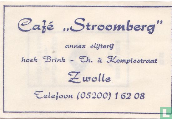 Café "Stroomberg"