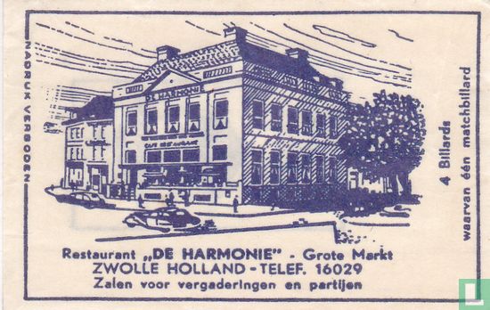 Restaurant "De Harmonie" 