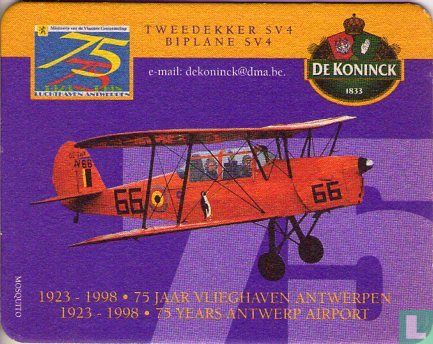 75 Jaar Vlieghaven Antwerpen : Tweedekker SV 4